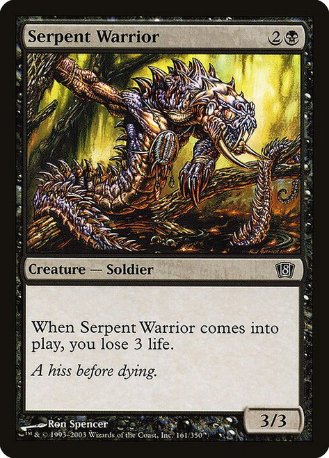 Serpent Warrior (8ED) (Foil) (#161★)