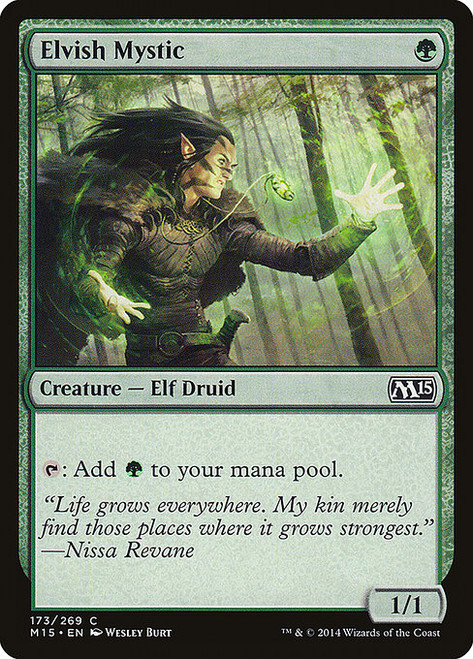 Elvish Mystic (M15) (Foil) (#173)