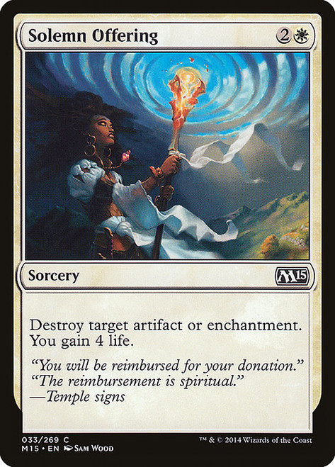 Solemn Offering (M15) (Foil) (#33)