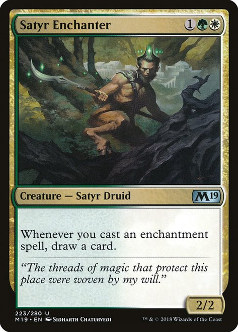 Satyr Enchanter (M19) (Foil) (#223)