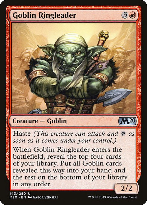 Goblin Ringleader (M20) (Foil) (#143)