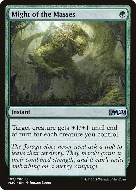 Might of the Masses (M20) (Foil) (#182)