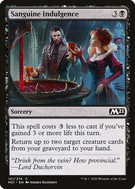 Sanguine Indulgence (M21) (Foil) (#121)