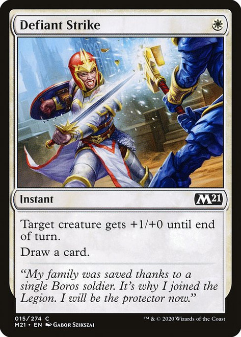 Defiant Strike (M21) (Foil) (#15)