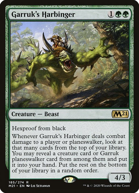 Garruk's Harbinger (M21) (Foil) (#185)