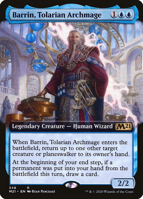 Barrin, Tolarian Archmage (M21) (Extended Art) (#348)