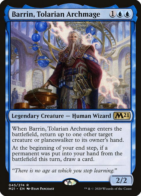 Barrin, Tolarian Archmage (M21) (#45)