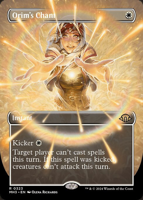 Orim's Chant (MH3) (Foil) (Borderless) (#323)