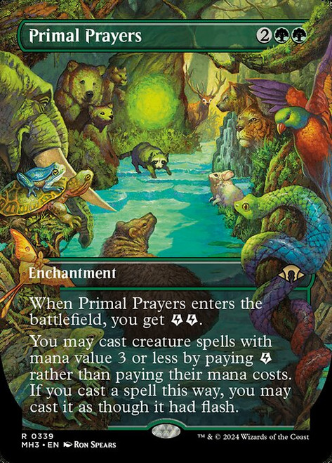 Primal Prayers (MH3) (Foil) (Borderless) (#339)