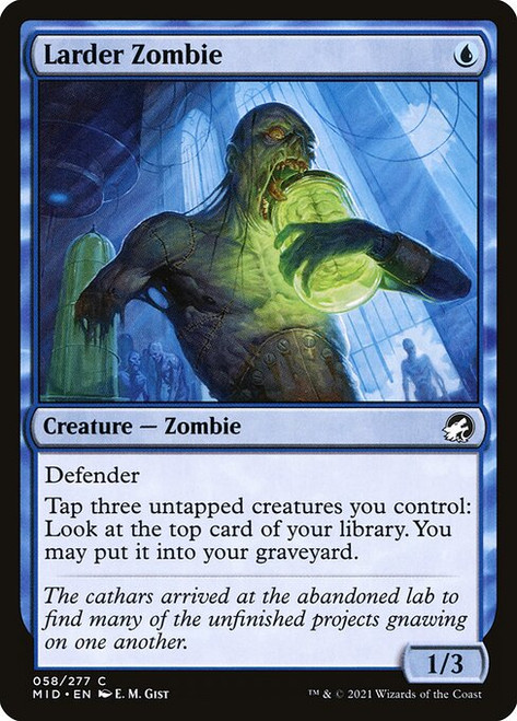 Larder Zombie (MID) (Foil) (#58)