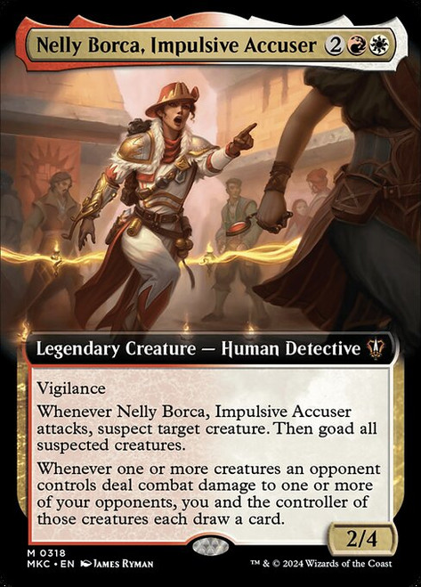 Nelly Borca, Impulsive Accuser (MKC) (Foil) (Extended Art) (#318)