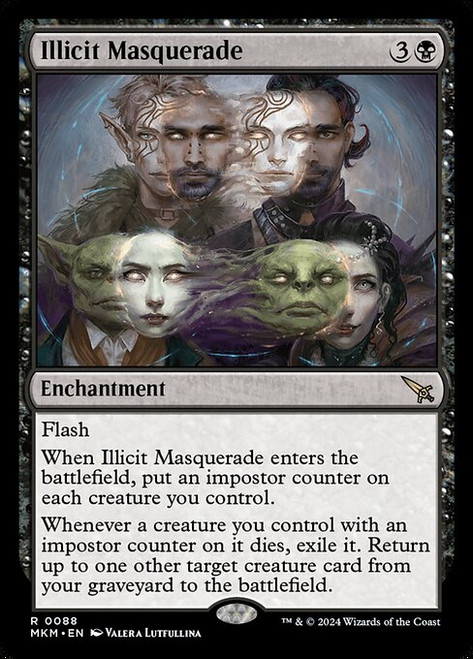 Illicit Masquerade (MKM) (Foil) (#88)