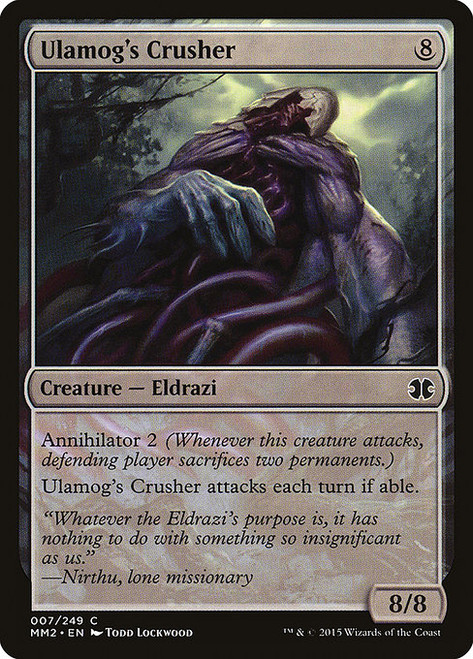 Ulamog's Crusher (MM2) (Foil) (#7)
