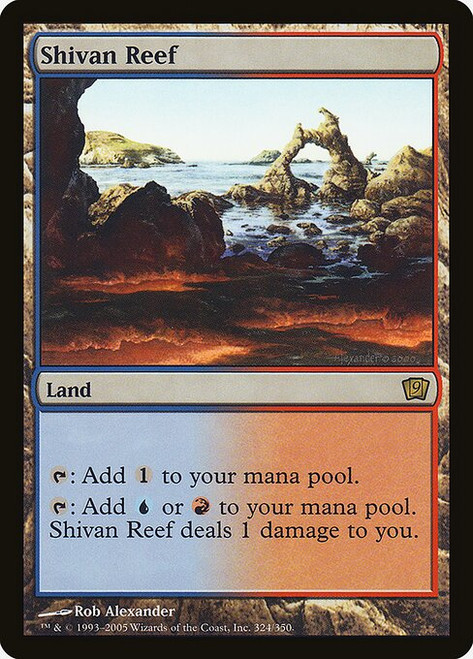 Shivan Reef (9ED) (Foil) (#324★)