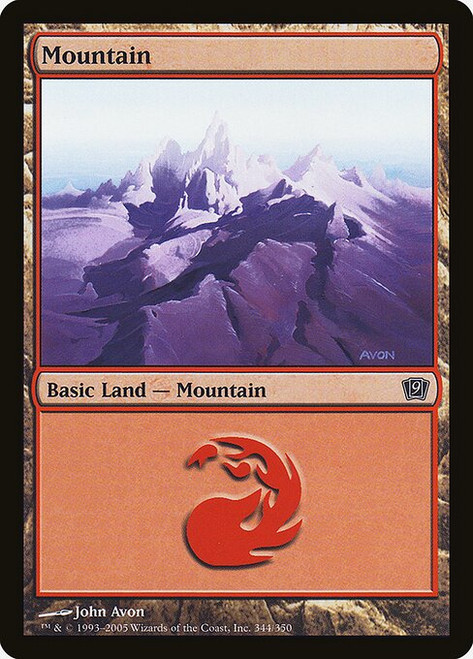 Mountain (9ED) (Foil) (#344★)
