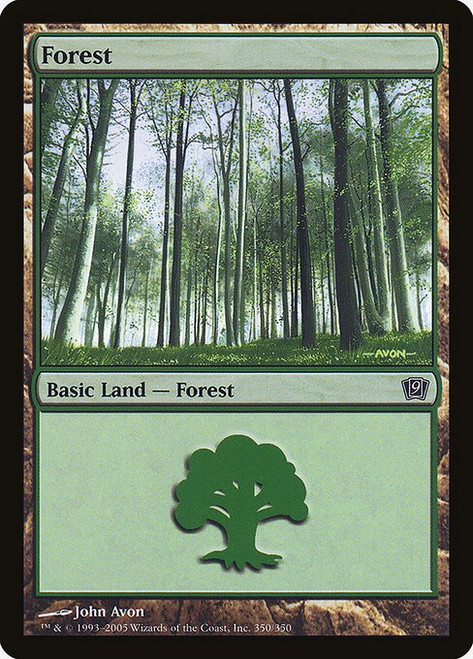 Forest (9ED) (Foil) (#350★)
