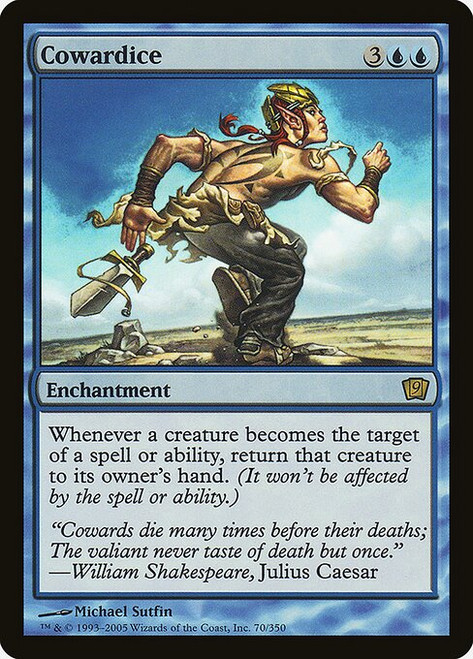 Cowardice (9ED) (Foil) (#70★)