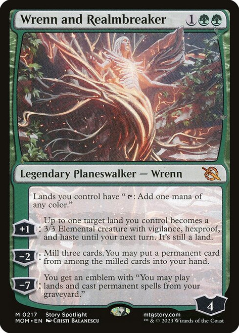 Wrenn and Realmbreaker (MOM) (Foil) (#217)