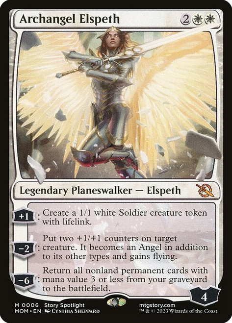 Archangel Elspeth (MOM) (Foil) (#6)