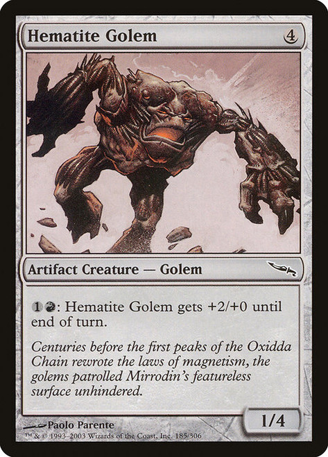 Hematite Golem (MRD) (#185)