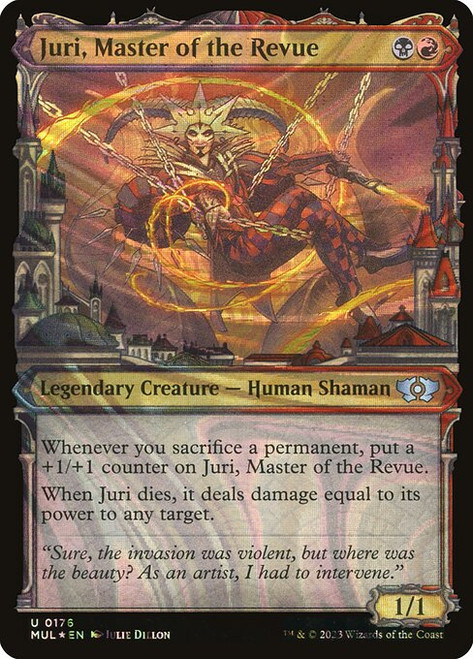 Juri, Master of the Revue (MUL) (HaloFoil) (Showcase) (#176)