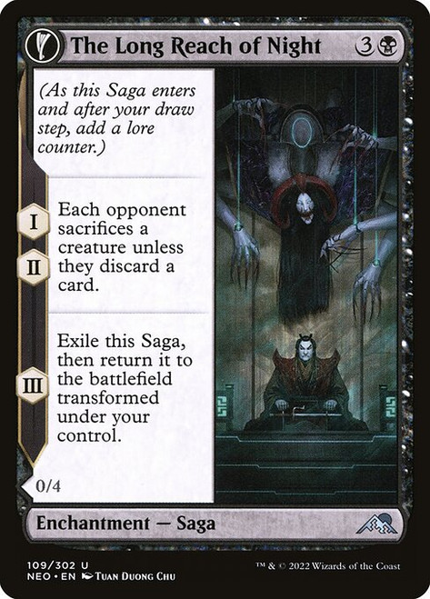 The Long Reach of Night // Animus of Night's Reach (NEO) (Foil) (#109)