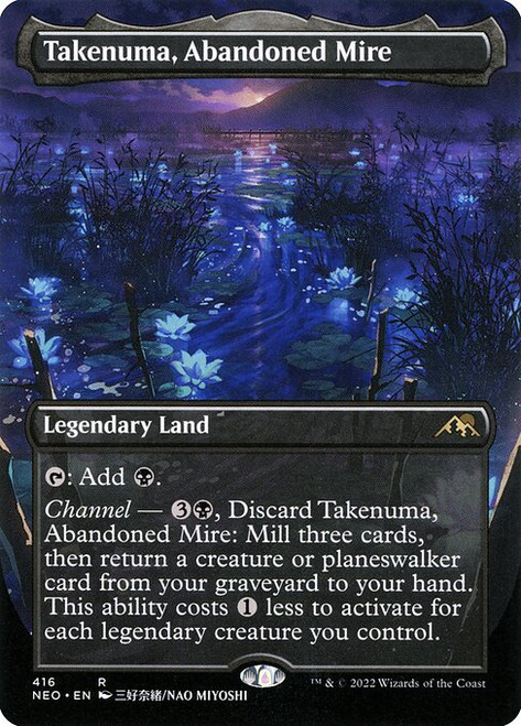 Takenuma, Abandoned Mire (NEO) (Foil) (Borderless) (#416)