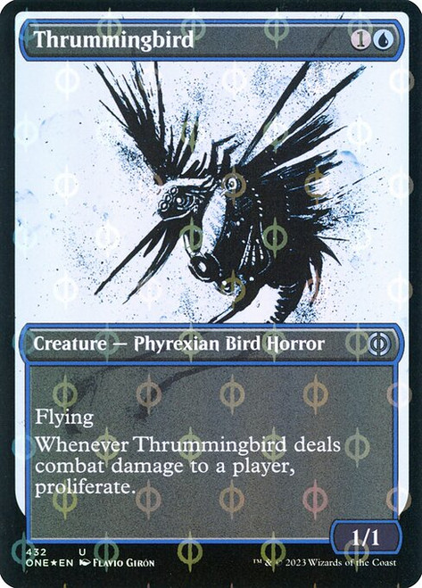 Thrummingbird (ONE) (Step-and-Compleat Foil) (Showcase) (#432)