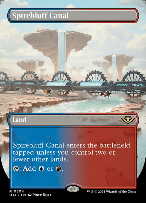 Spirebluff Canal (OTJ) (Foil) (Borderless) (#304)