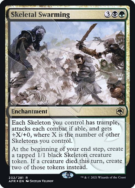 Skeletal Swarming (PAFR) (Foil) (#232a)