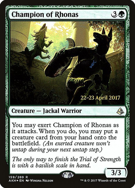 Champion of Rhonas (PAKH) (Foil) (#159s)