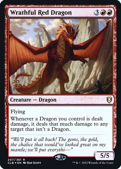 Wrathful Red Dragon (PCLB) (Foil) (#207s)
