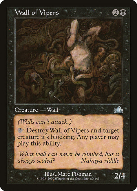 Wall of Vipers (PCY) (Foil) (#80)