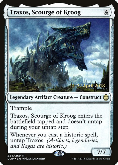 Traxos, Scourge of Kroog (PDOM) (Foil) (#234s)