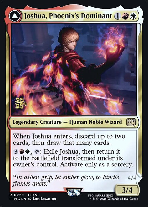 Joshua, Phoenix's Dominant // Phoenix, Warden of Fire (PFIN) (Foil) (#229s)