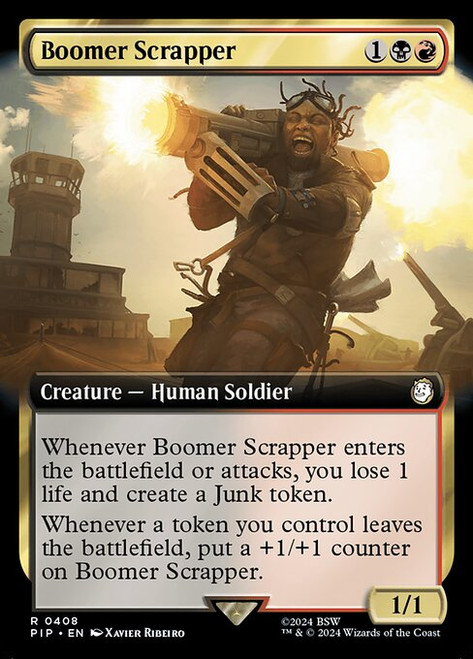 Boomer Scrapper (PIP) (Foil) (Extended Art) (#408)