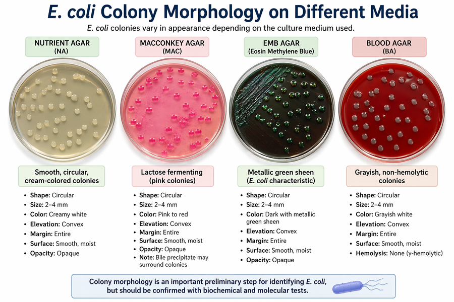 E. coli Colony Morphology: Characteristics, Appearance, and Identification