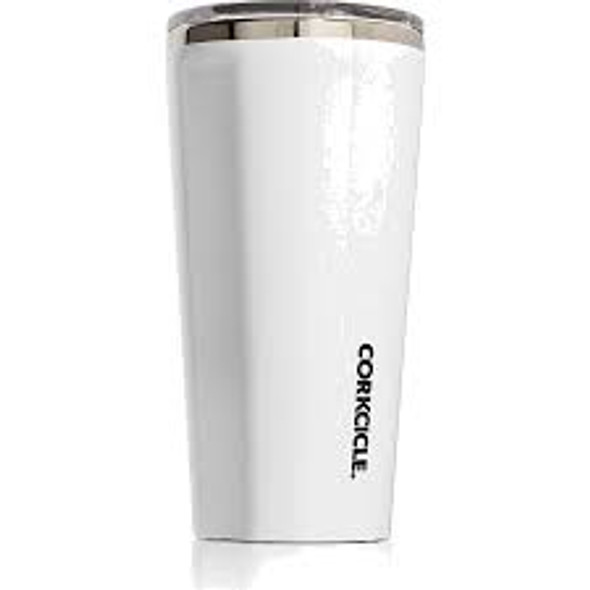 Corkcicle Tumbler 16oz Gloss White