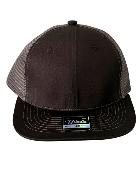 Tucker Hat 5-Panel Charcoal/Black