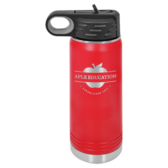Polar Water Bottle 20oz Red