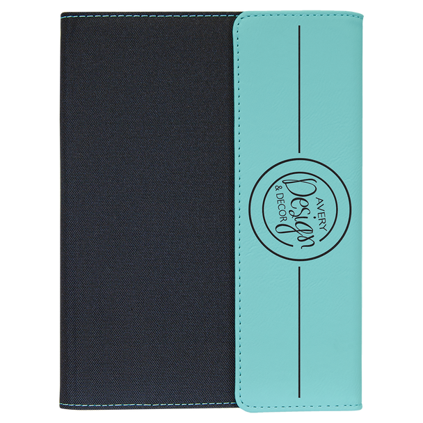 Canvas Portfolio Teal 7" x 9"