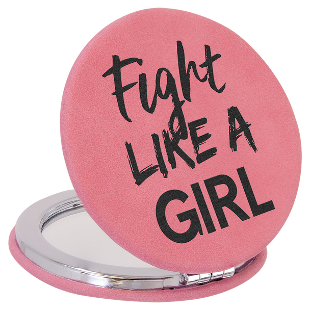 Leatherette Mirror Pink