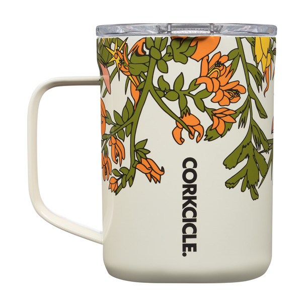 Corkcicle Mug 16oz Wildflower Cream