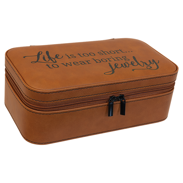 Jewelry Travel Box Large Rawhide