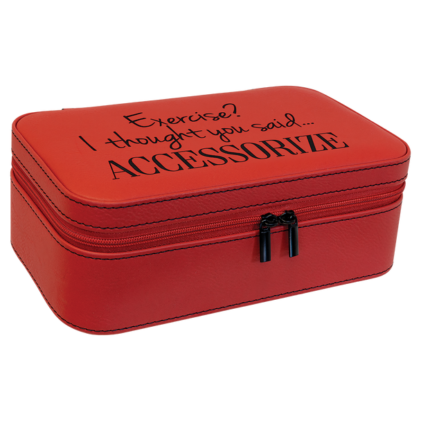 Jewelry Travel Box Large Red