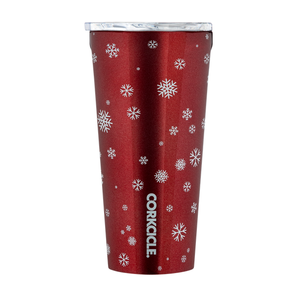 Corkcicle Tumbler 16oz Snowfall Red