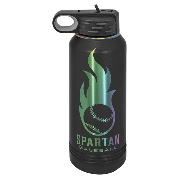Polar Water Bottle 32oz Black-Prism