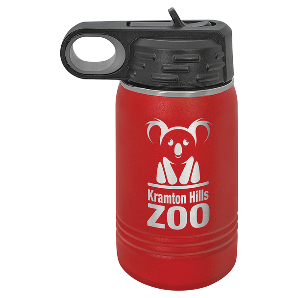 Polar Water Bottle 12oz Red