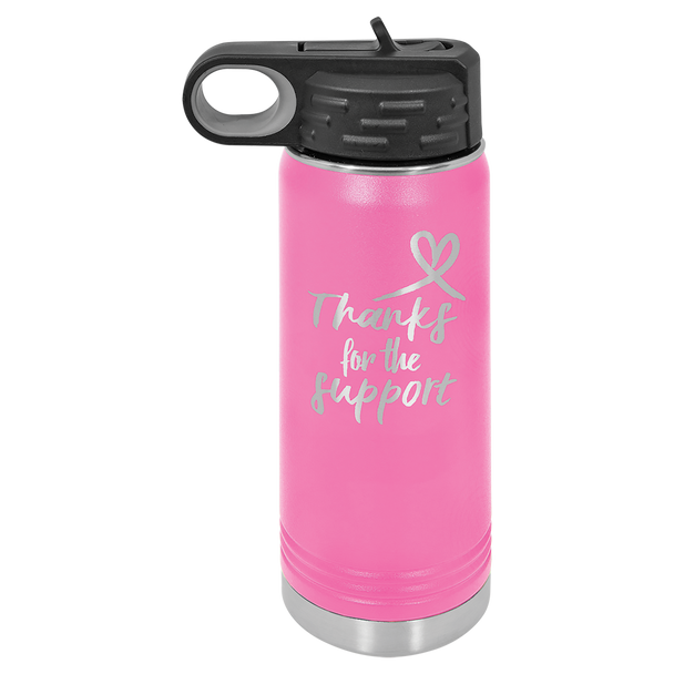 Polar Water Bottle 20oz Pink