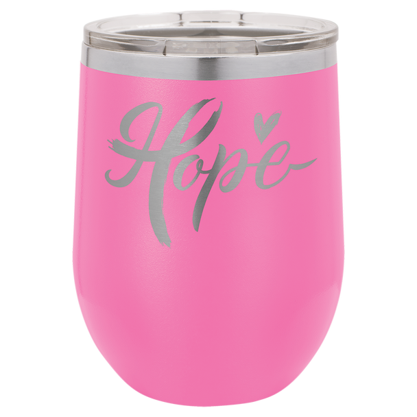 Polar Stemless 12oz Pink